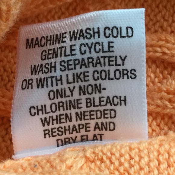 Studio Works Cable Knit Peach Sweater - Picture 12 of 17